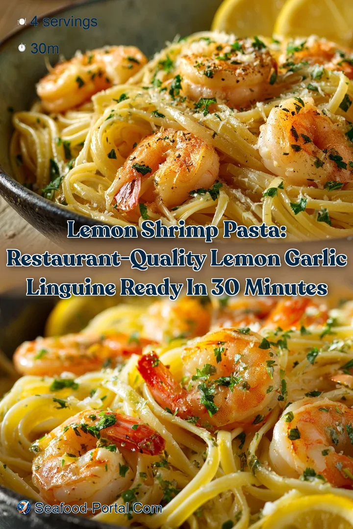 Lemon Shrimp Pasta: Restaurant-Quality Lemon Garlic Linguine Ready in 30 Minutes
