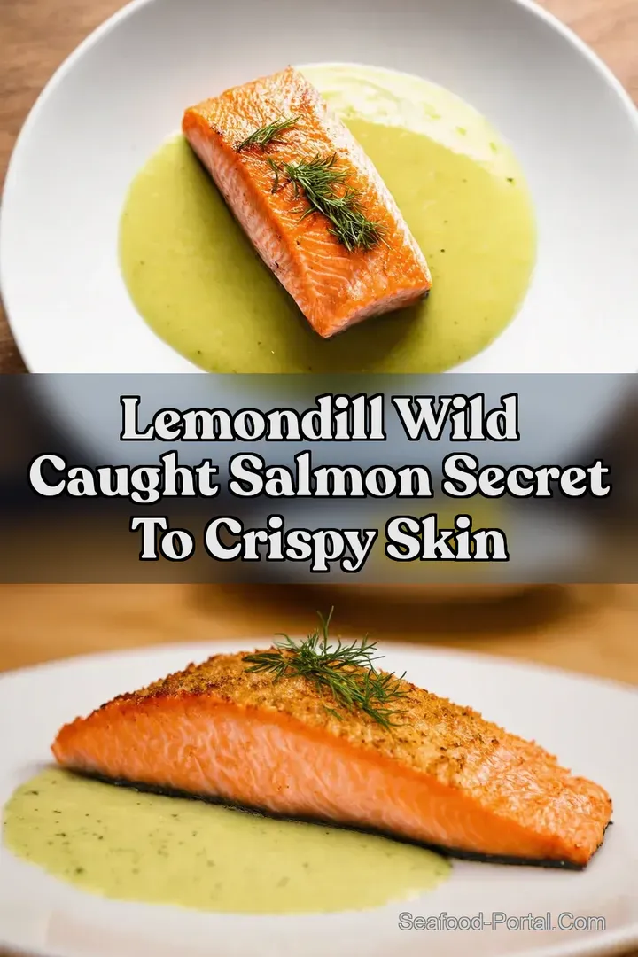 LemonDill wild caught salmon Secret To Crispy Skin : PIN FOR LATER LemonDill wild caught salmon Secret To Crispy Skin