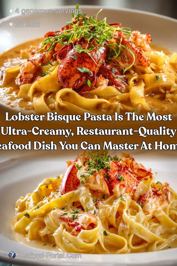 Lobster Bisque Pasta is the most ultra-creamy restaurant-quality seafood dish you can master at home.