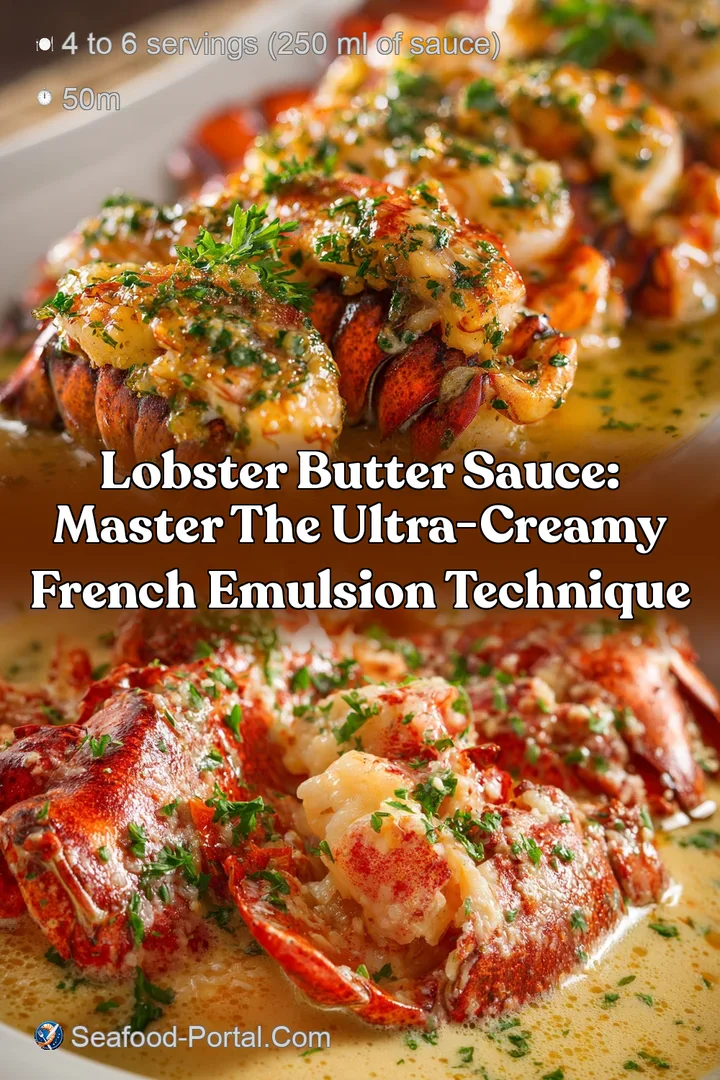 Lobster Butter Sauce: Master the Ultra-Creamy French Emulsion Technique