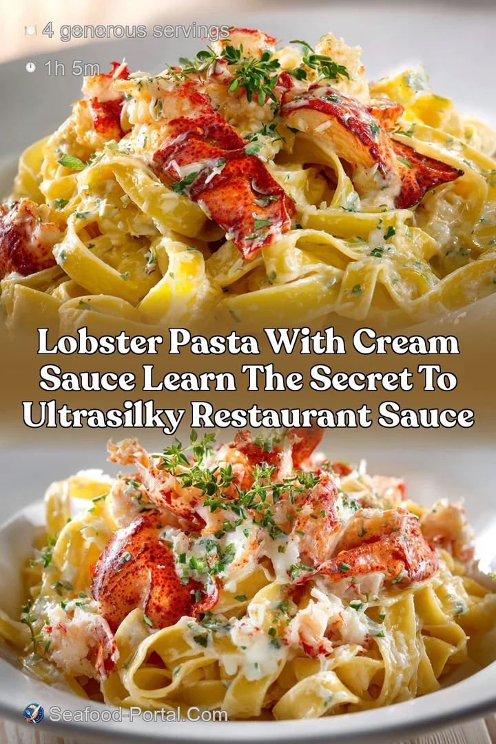 Lobster Pasta with Cream Sauce Learn the Secret to UltraSilky Restaurant Sauce