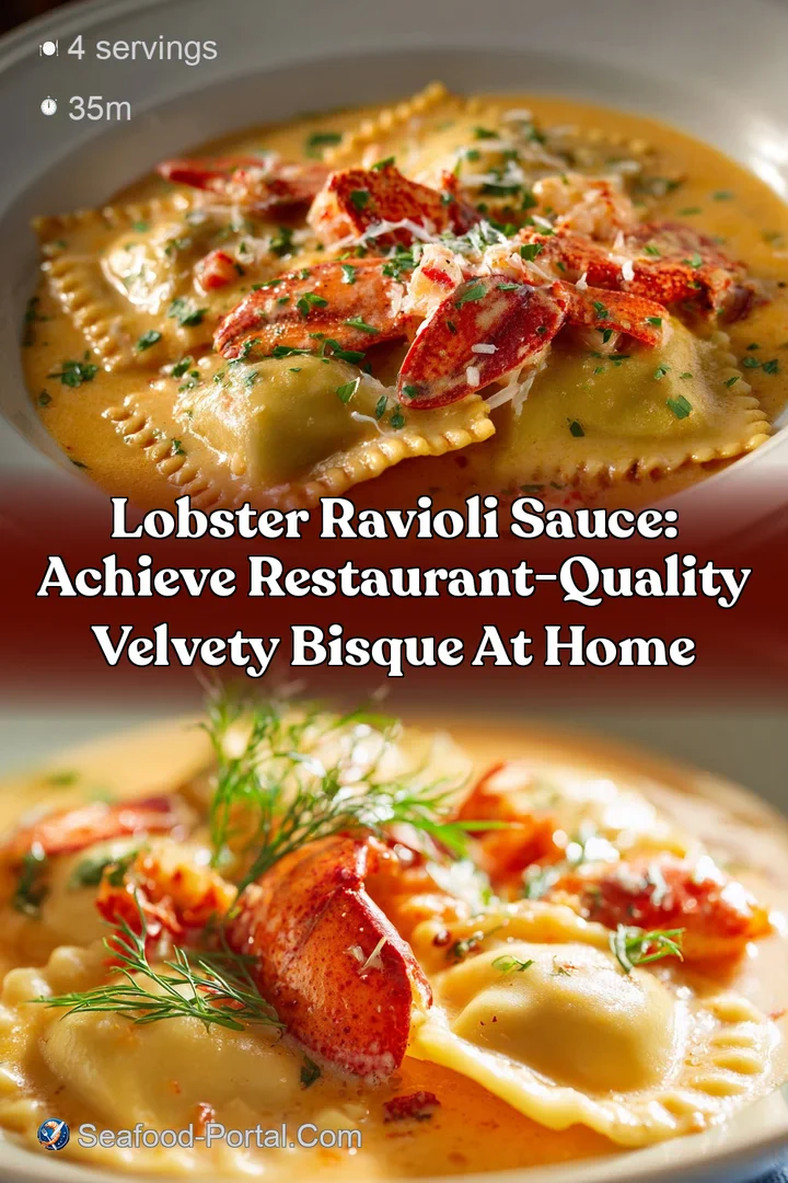 Lobster Ravioli Sauce: Achieve Restaurant-Quality Velvety Bisque at Home
