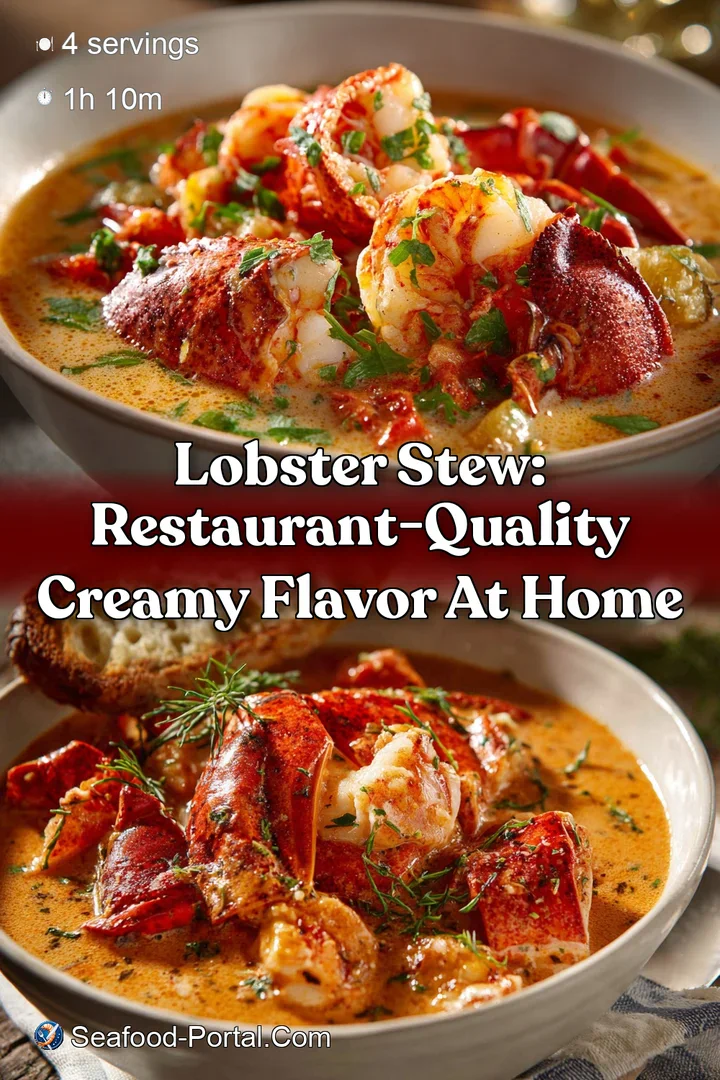 Lobster Stew: Restaurant-Quality Creamy Flavor at Home