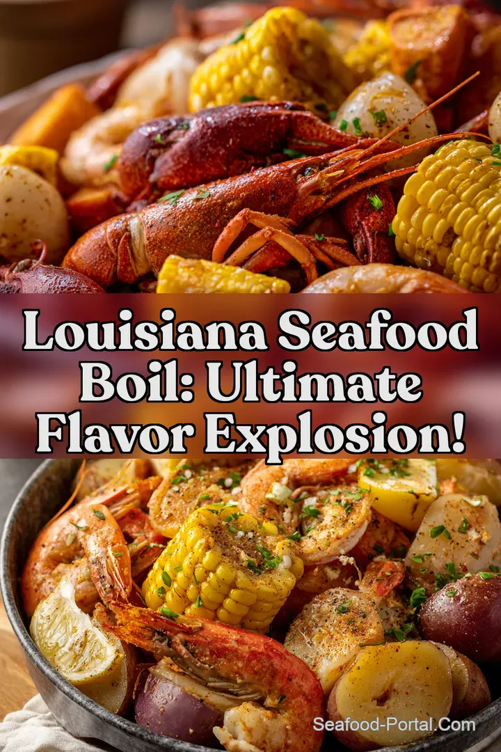 Louisiana Seafood Boil: Ultimate Flavor Explosion! : PIN FOR LATER Louisiana Seafood Boil: Ultimate Flavor Explosion!