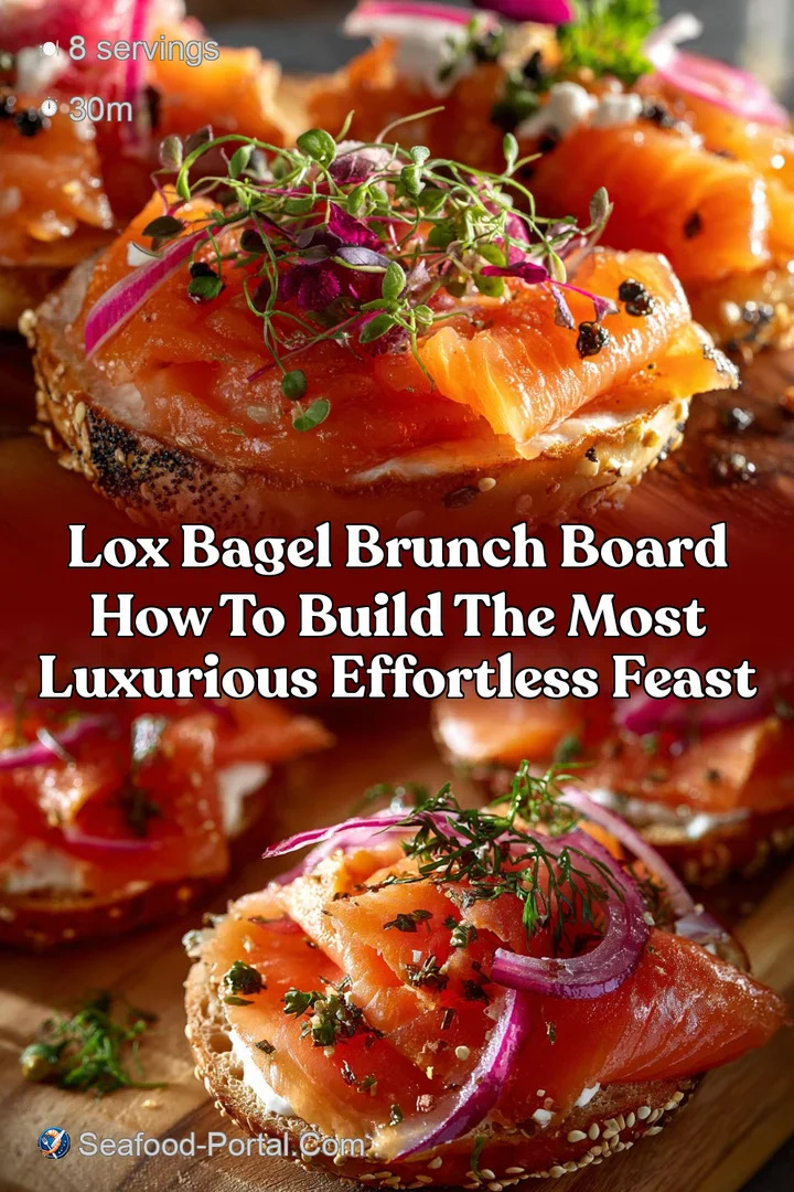 Lox Bagel Brunch Board How to Build the Most Luxurious Effortless Feast