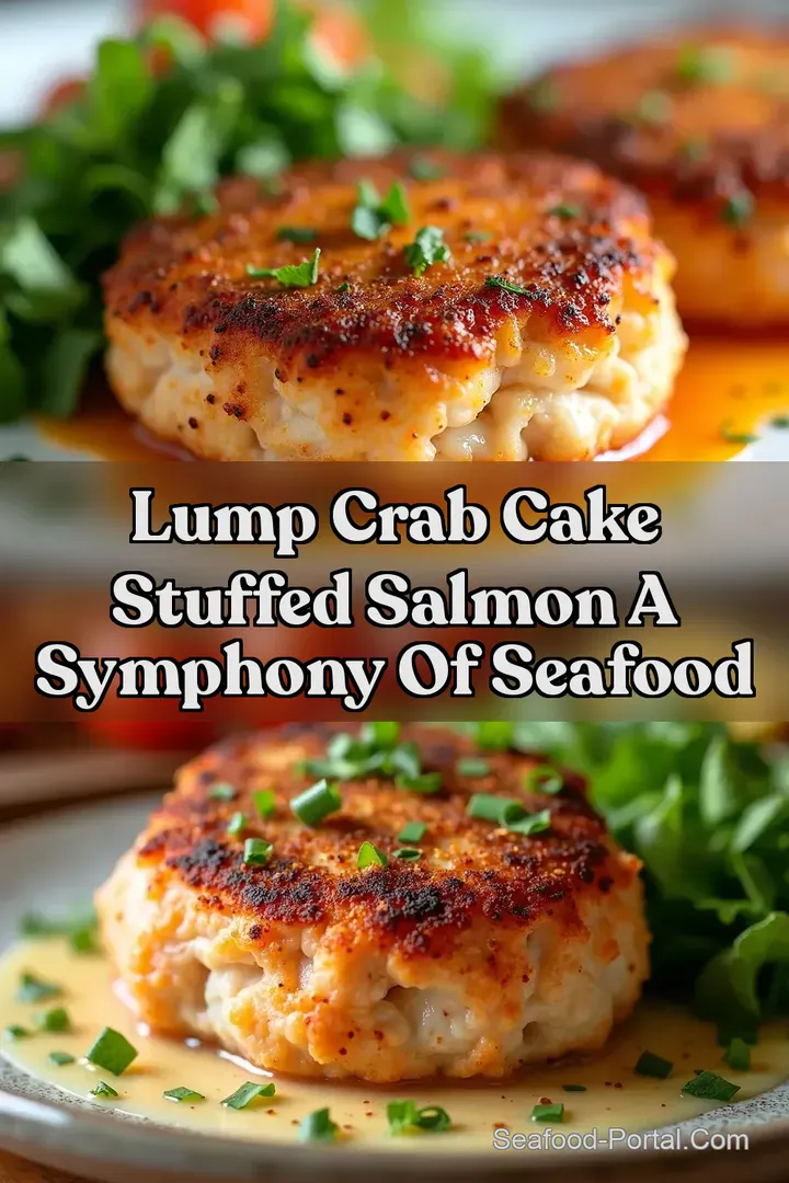 Lump Crab Cake Stuffed Salmon A Symphony of Seafood
