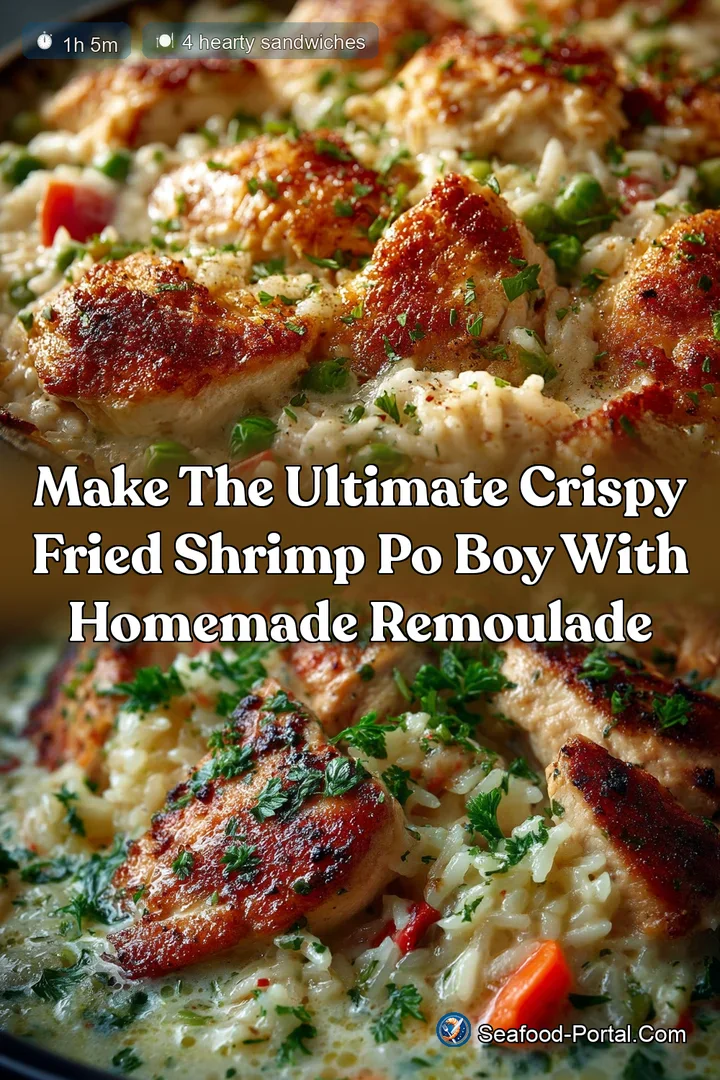 Make the Ultimate Crispy Fried Shrimp Po Boy with Homemade Remoulade