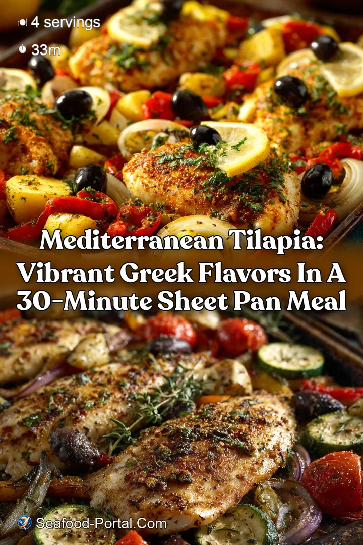 Mediterranean Tilapia: Vibrant Greek Flavors in a 30-Minute Sheet Pan Meal
