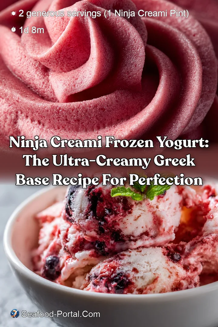 Ninja Creami frozen yogurt: The Ultra-Creamy Greek Base Recipe for Perfection