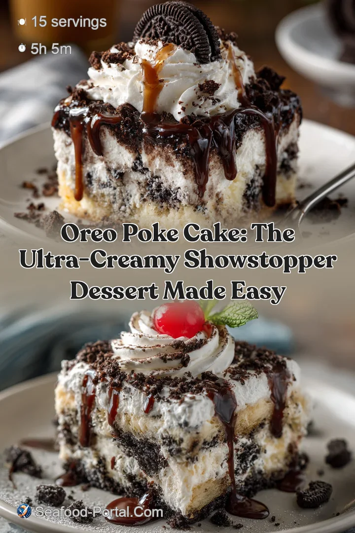 Oreo Poke Cake: The Ultra-Creamy Showstopper Dessert Made Easy