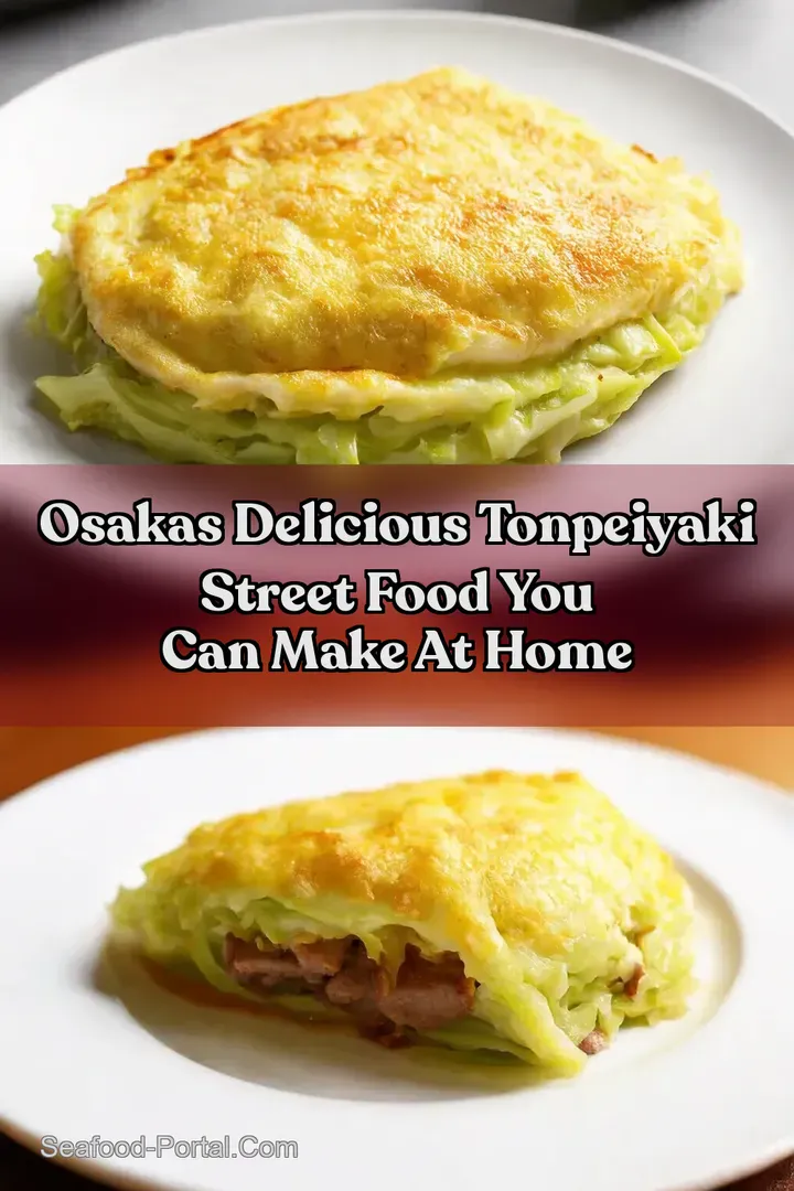 Osakas Delicious Tonpeiyaki Street Food You Can Make At Home