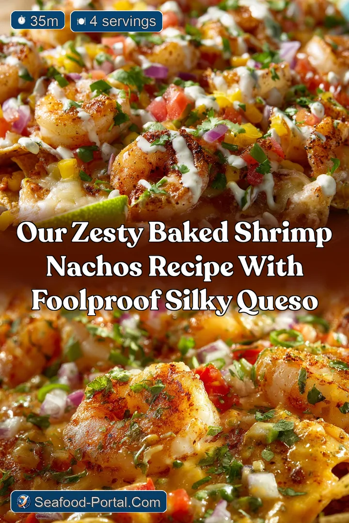 Our Zesty Baked Shrimp Nachos Recipe with Foolproof Silky Queso