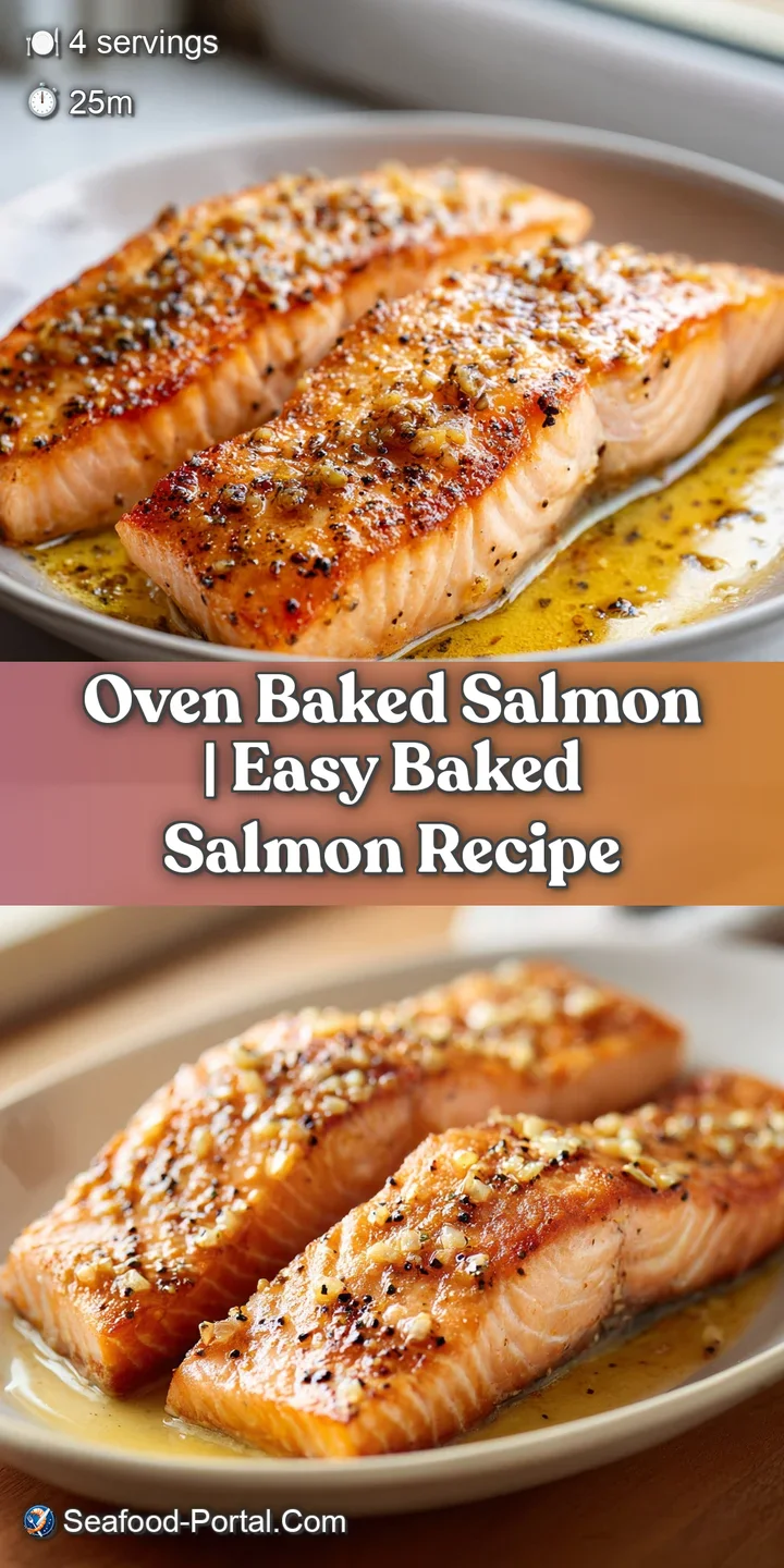 Close-up of flaky pink salmon meat glistening with butter, topped with cracked black pepper and fresh herbs.