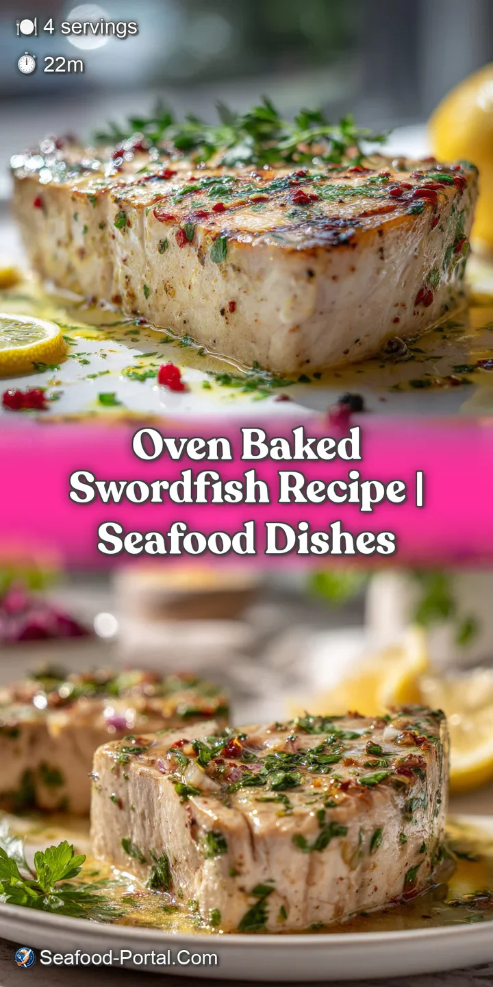 Succulent swordfish, moist and tender with a golden crust, showcasing its delicious texture and simple seasonings.