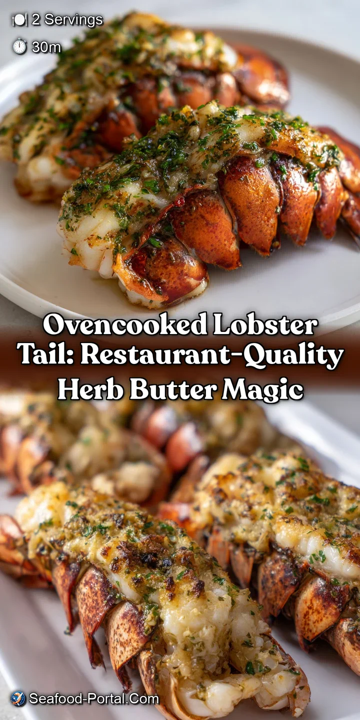 OvenCooked Lobster Tail: Restaurant-Quality Herb Butter Magic