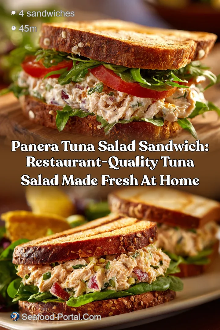 Panera Tuna Salad Sandwich: Restaurant-Quality Tuna Salad Made Fresh at Home