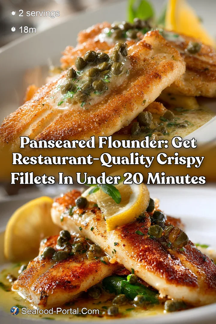 PanSeared Flounder: Get Restaurant-Quality Crispy Fillets in Under 20 Minutes