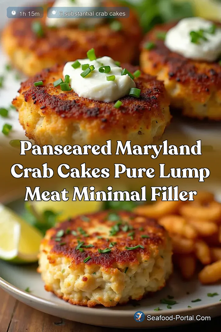 PanSeared Maryland Crab Cakes Pure Lump Meat Minimal Filler