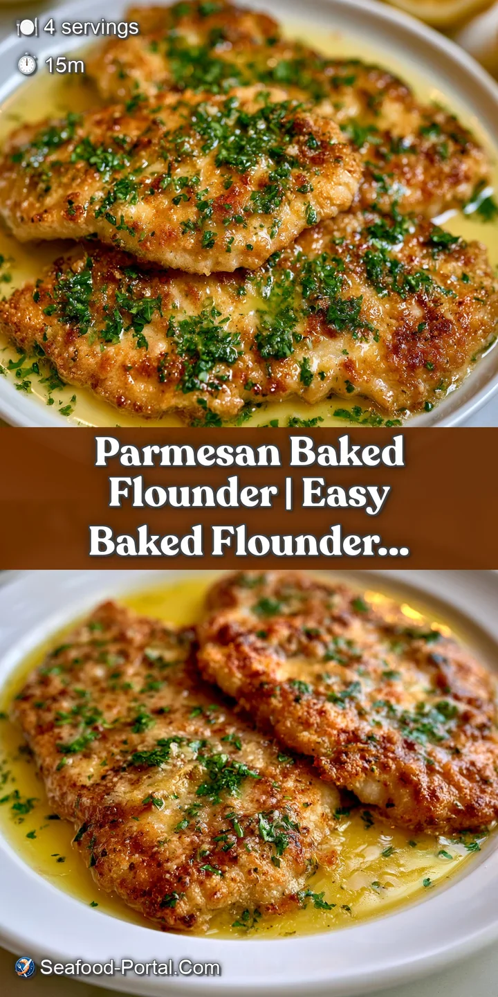 Macro shot of a bubbly, browned parmesan crust on moist white fish with a sprinkle of bright green parsley.