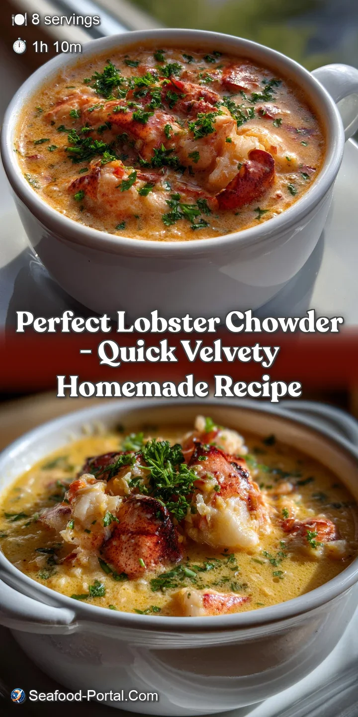 Perfect Lobster Chowder - Quick Velvety Homemade Recipe