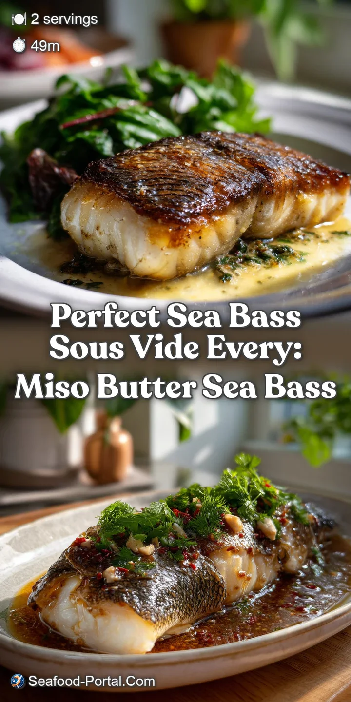 Perfect Sea Bass Sous Vide Every: Miso Butter Sea Bass