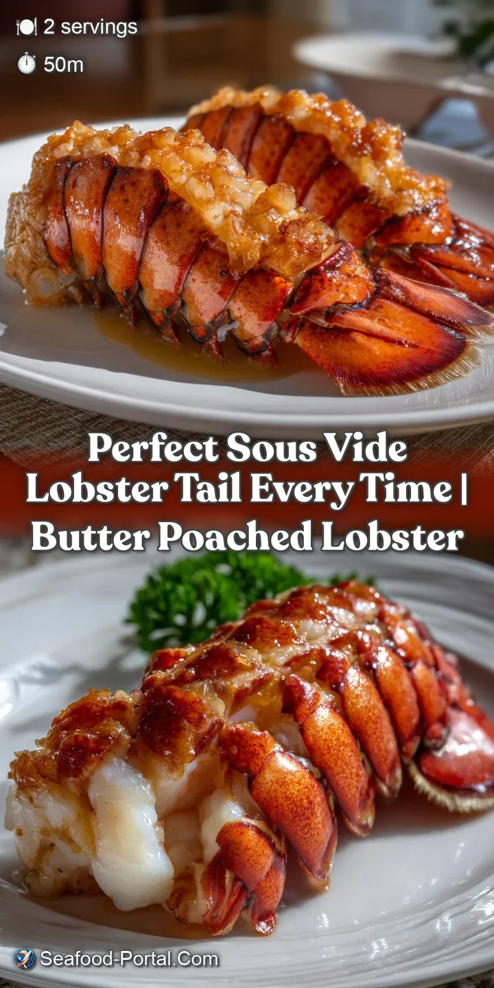 Perfect Sous Vide Lobster Tail Every Time | Butter Poached Lobster