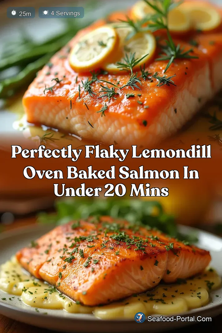 Perfectly Flaky LemonDill Oven Baked Salmon in Under 20 Mins