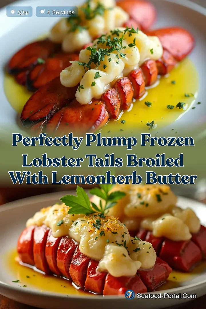 Perfectly Plump Frozen Lobster Tails Broiled with LemonHerb Butter