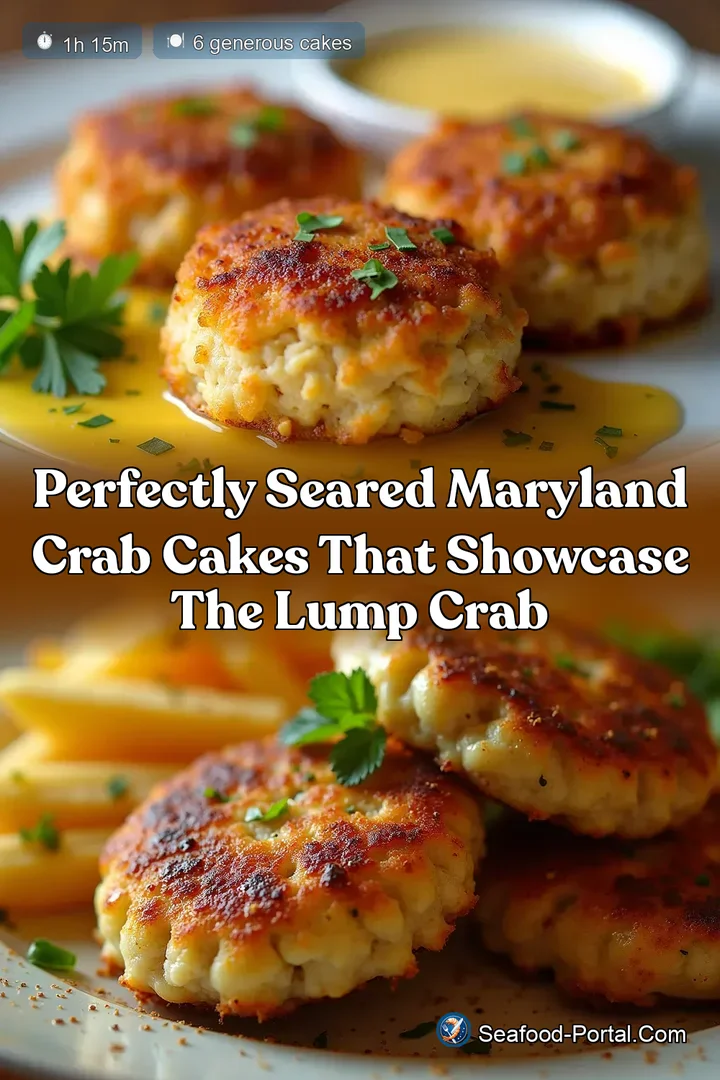 Perfectly Seared Maryland Crab Cakes That Showcase the Lump Crab