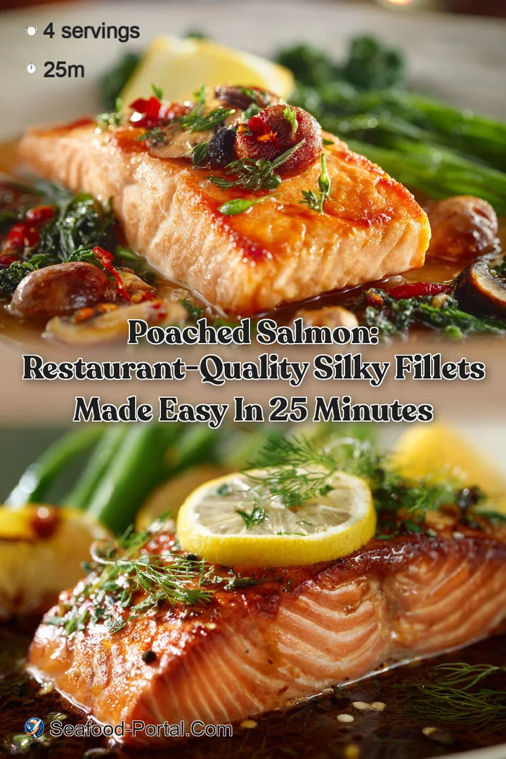 Poached Salmon: Restaurant-Quality Silky Fillets Made Easy in 25 Minutes