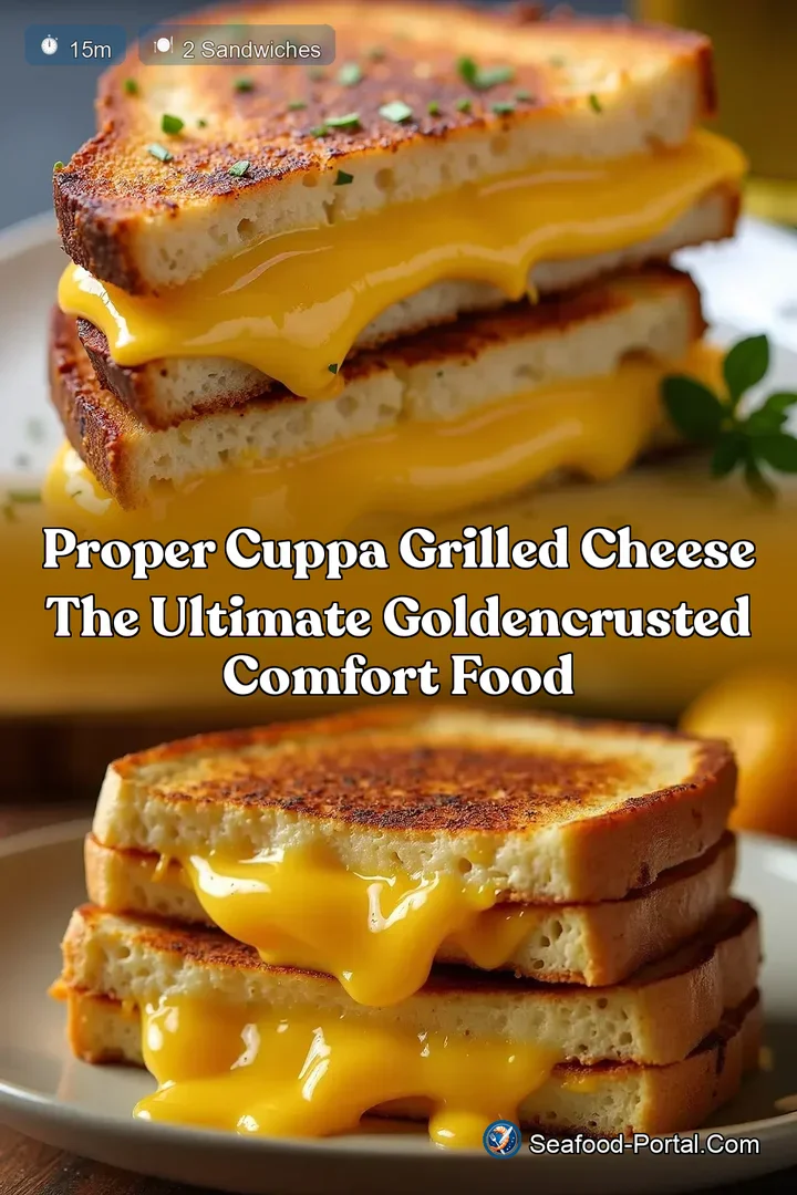Proper Cuppa Grilled Cheese The Ultimate GoldenCrusted Comfort Food