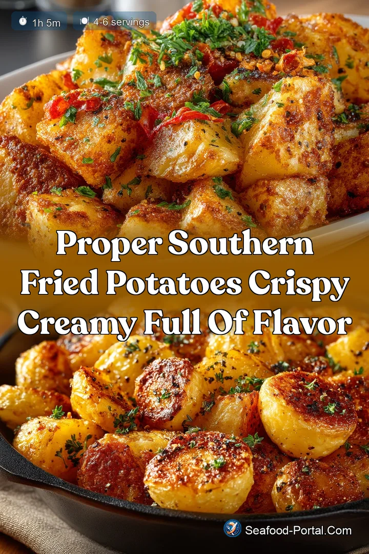 Proper Southern Fried Potatoes Crispy Creamy Full of Flavor