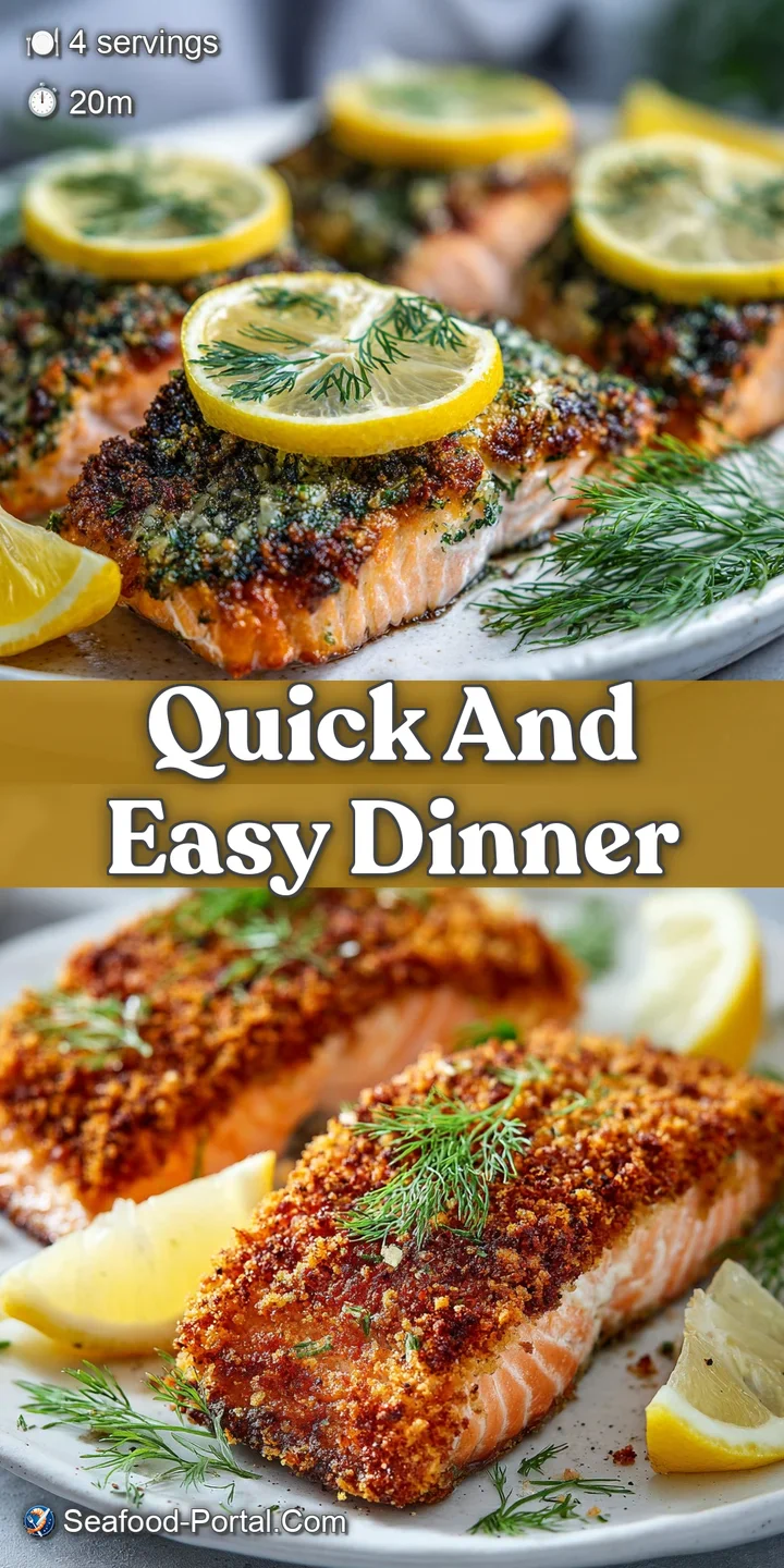 Close-up on a creamy salmon salad: pink flakes contrast with vibrant green herbs and zesty lemon peel, promising a burst o...