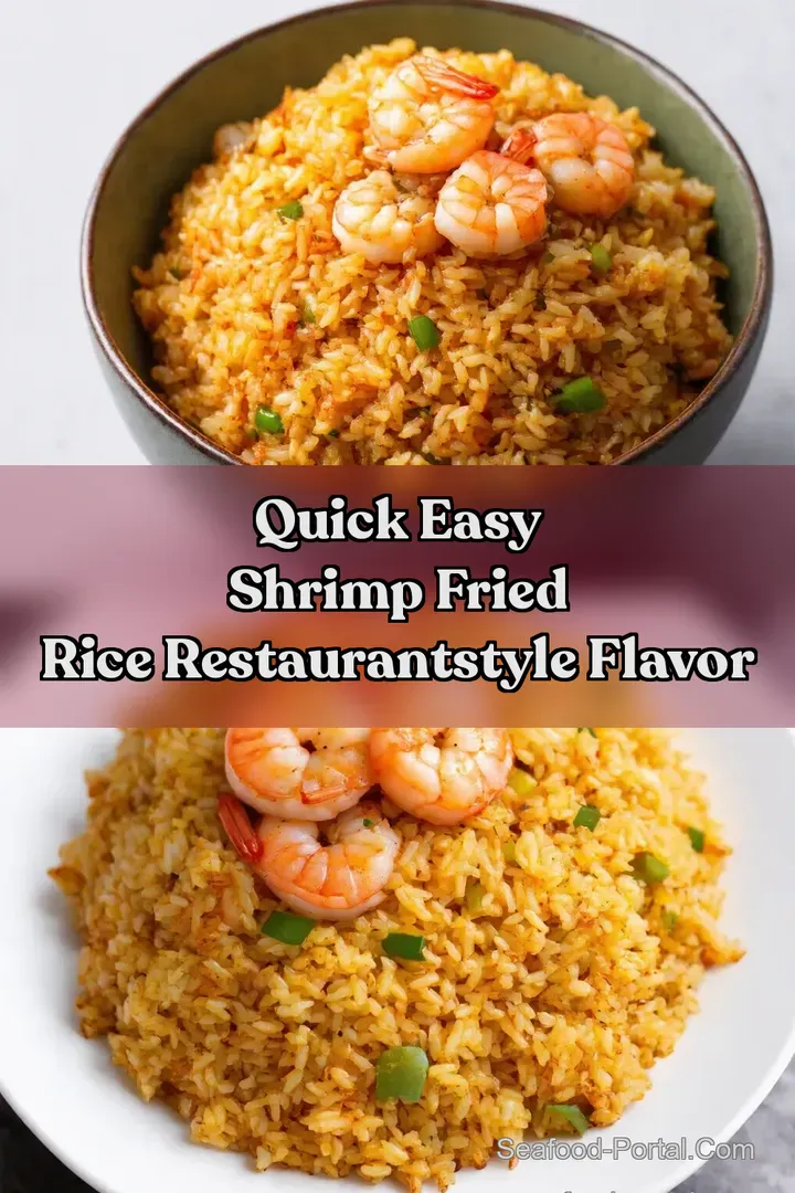 Quick Easy Shrimp Fried Rice RestaurantStyle Flavor : PIN FOR LATER Quick Easy Shrimp Fried Rice RestaurantStyle Flavor