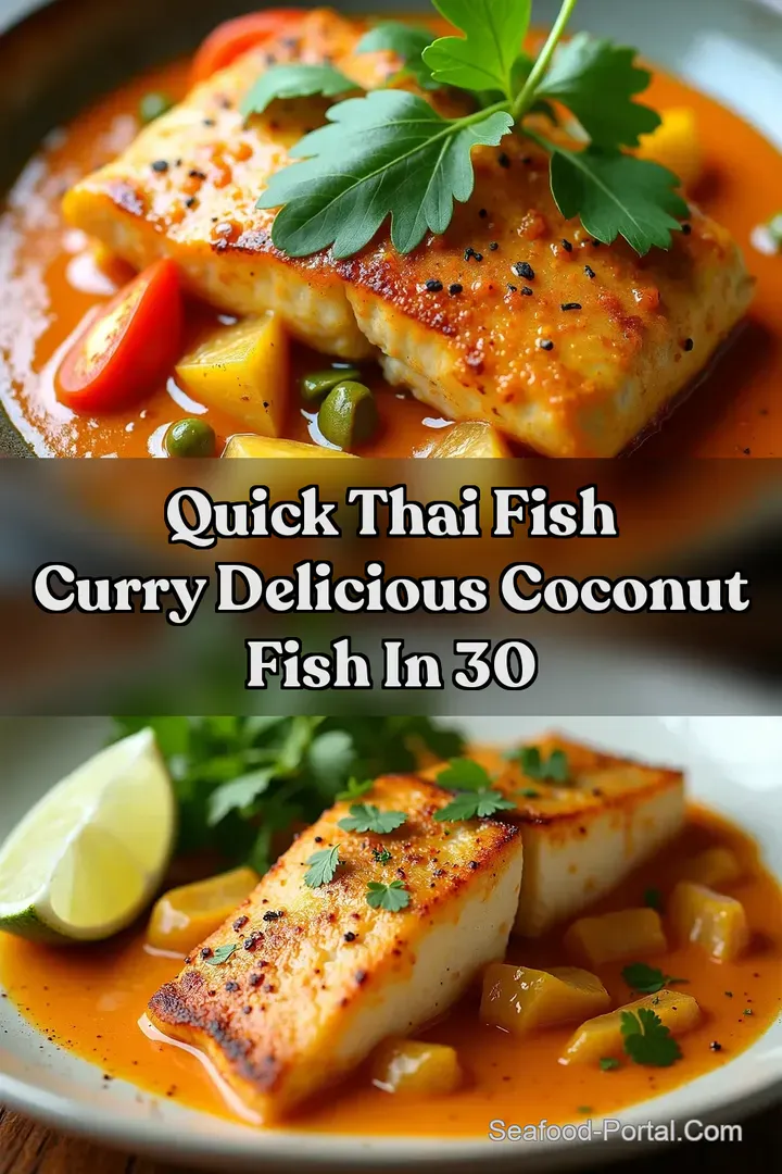 Quick Thai Fish Curry Delicious Coconut Fish in 30