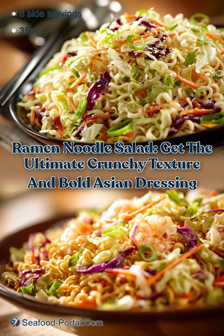 Ramen Noodle Salad: Get the Ultimate Crunchy Texture and Bold Asian Dressing