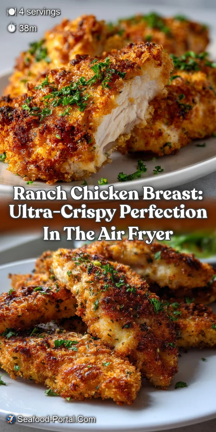 Ranch Chicken Breast: Ultra-Crispy Perfection in the Air Fryer