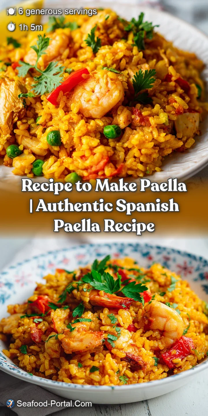 Close-up of perfectly cooked rice with a golden hue, studded with juicy mussels and tender pieces of chicken.