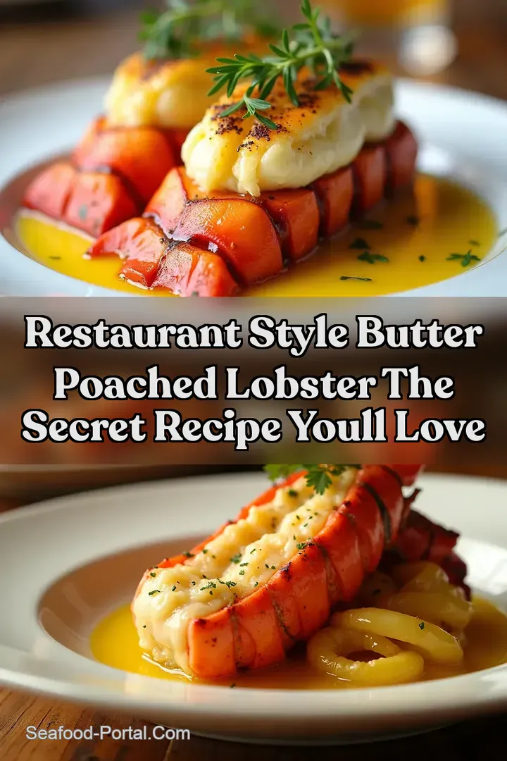Restaurant Style Butter Poached Lobster The Secret Recipe Youll Love