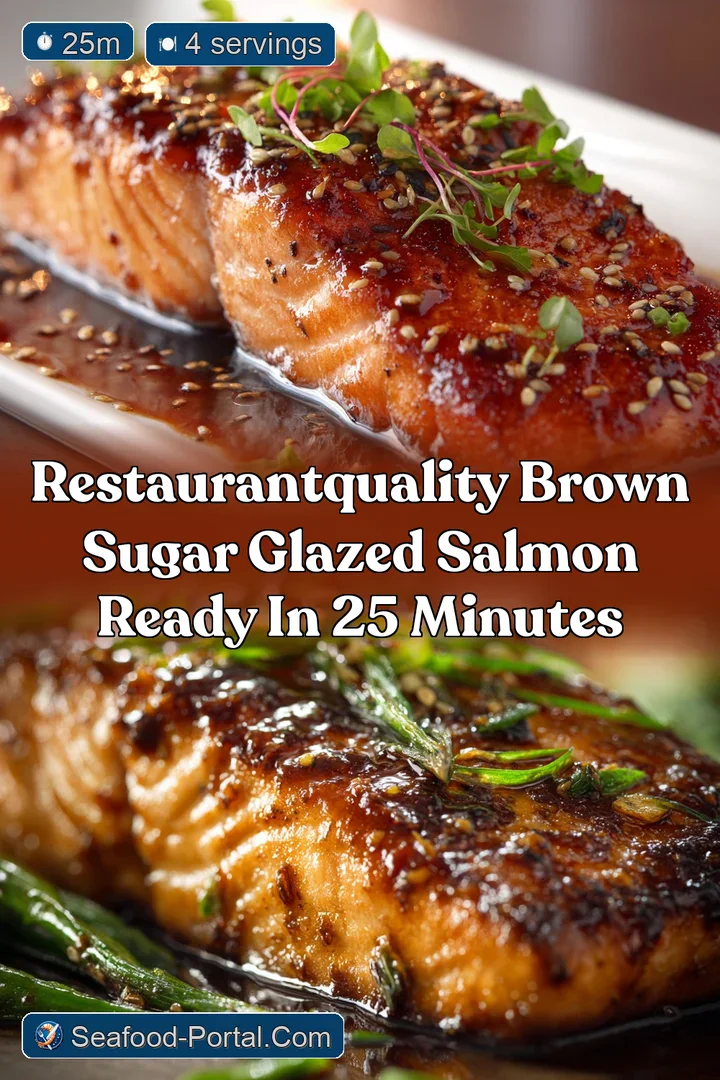 RestaurantQuality Brown Sugar Glazed Salmon Ready in 25 Minutes