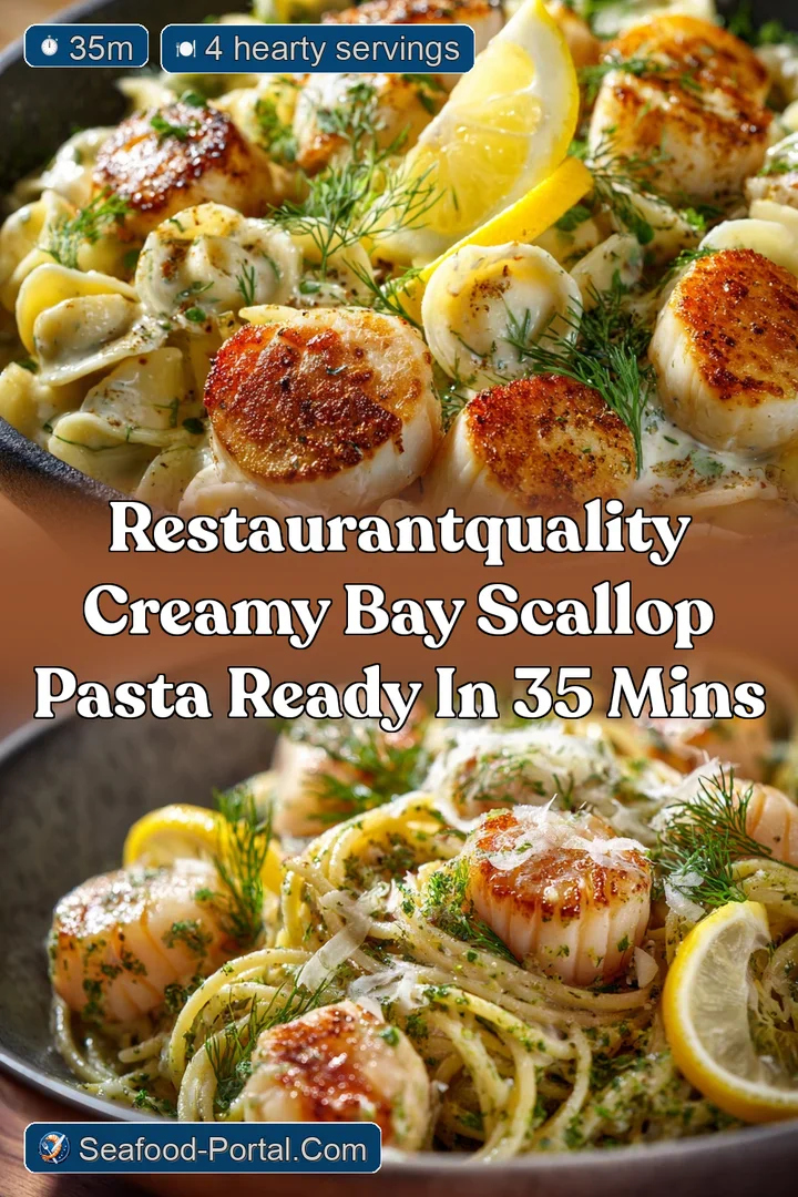 RestaurantQuality Creamy Bay Scallop Pasta Ready in 35 Mins