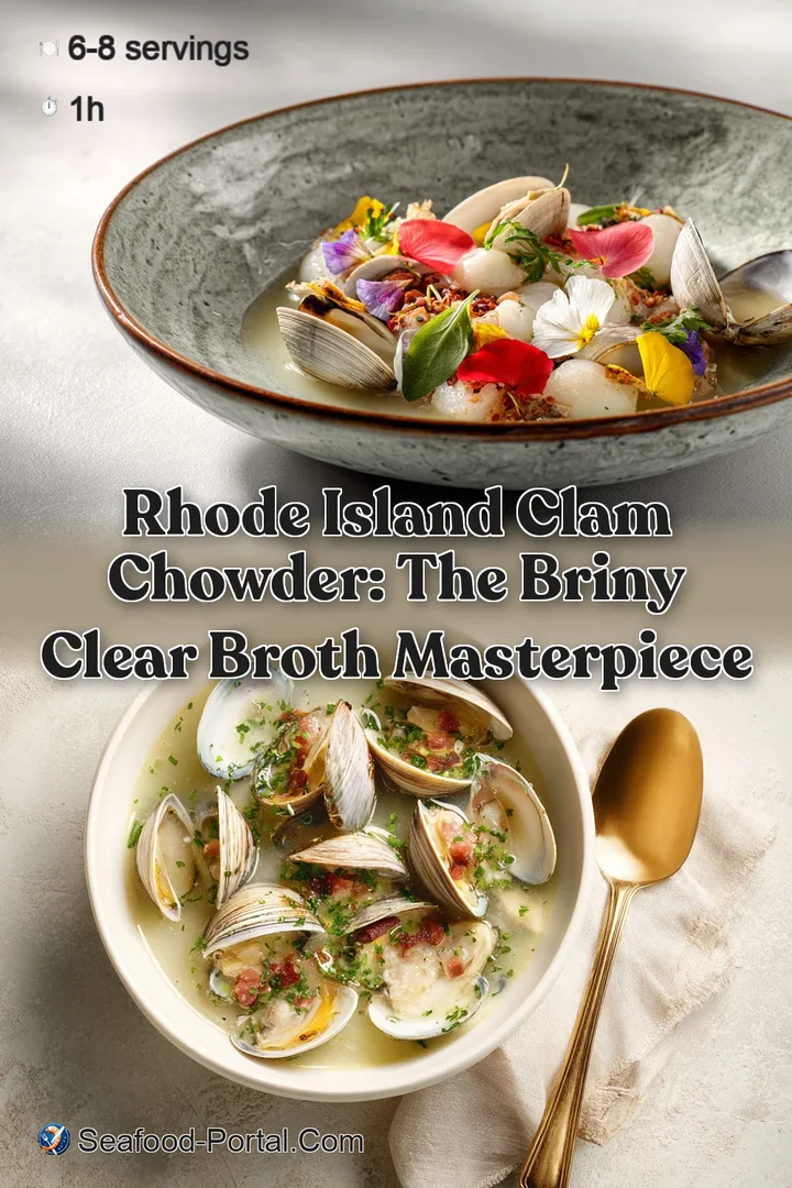 Rhode Island Clam Chowder: The Briny Clear Broth Masterpiece