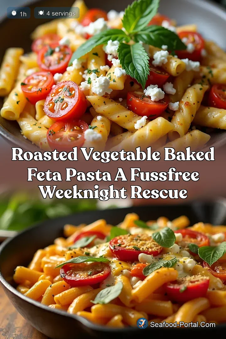 Roasted Vegetable Baked Feta Pasta A FussFree Weeknight Rescue