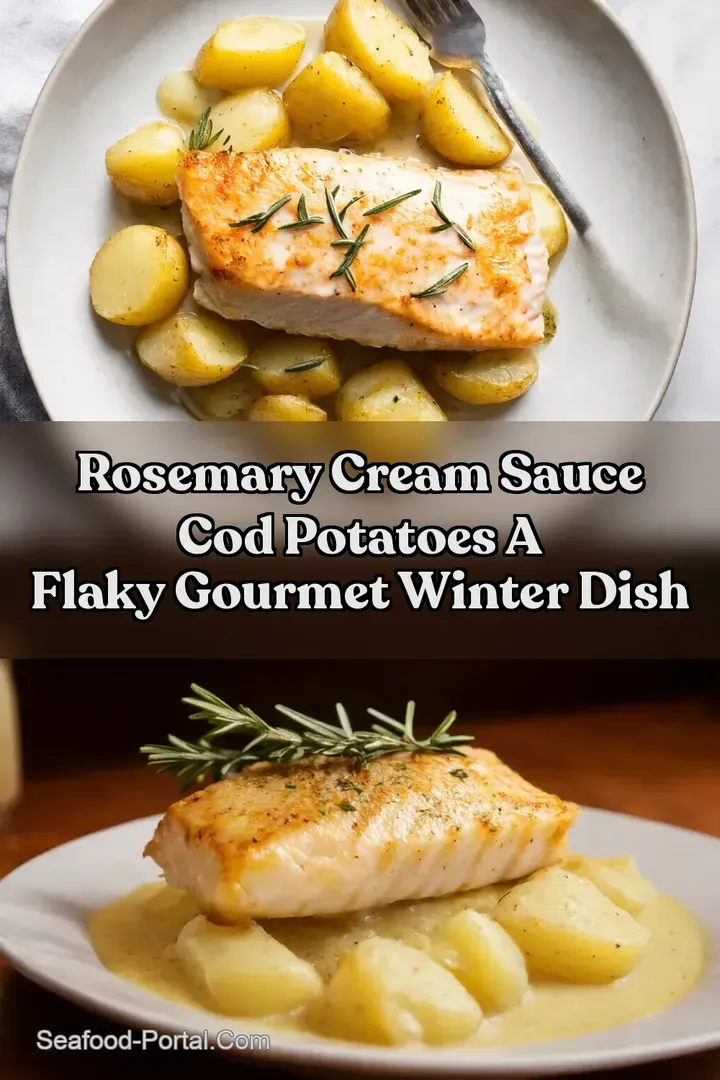 Rosemary Cream Sauce Cod Potatoes A Flaky Gourmet Winter Dish