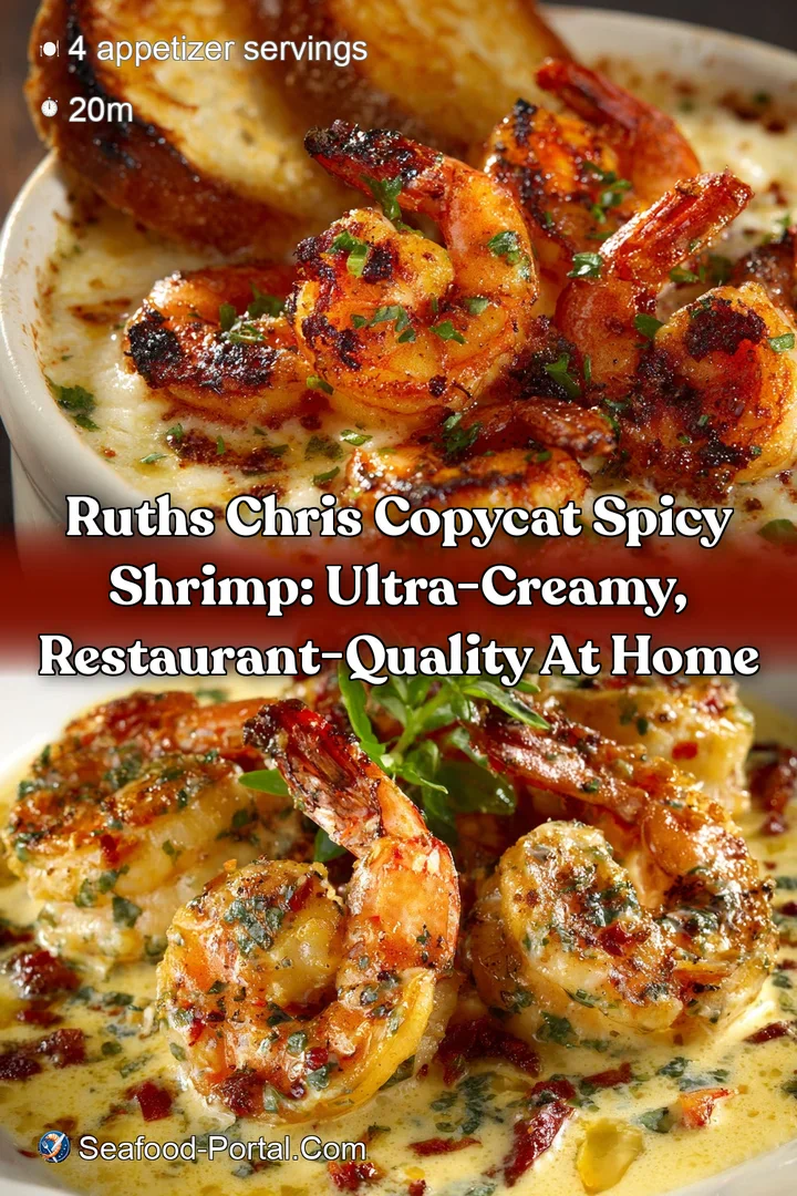 Ruths Chris Copycat Spicy Shrimp: Ultra-Creamy Restaurant-Quality at Home
