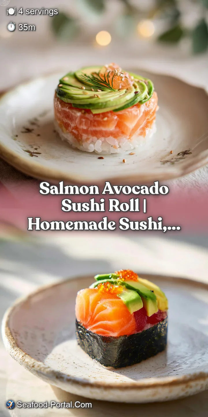 Juicy, bright pink salmon slices rest atop fluffy sushi rice, showcasing a delightful texture contrast.