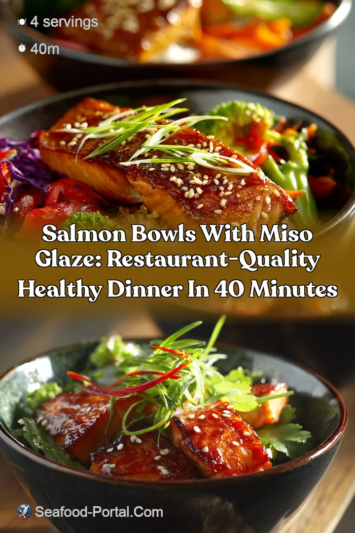 Salmon Bowls with Miso Glaze: Restaurant-Quality Healthy Dinner in 40 Minutes