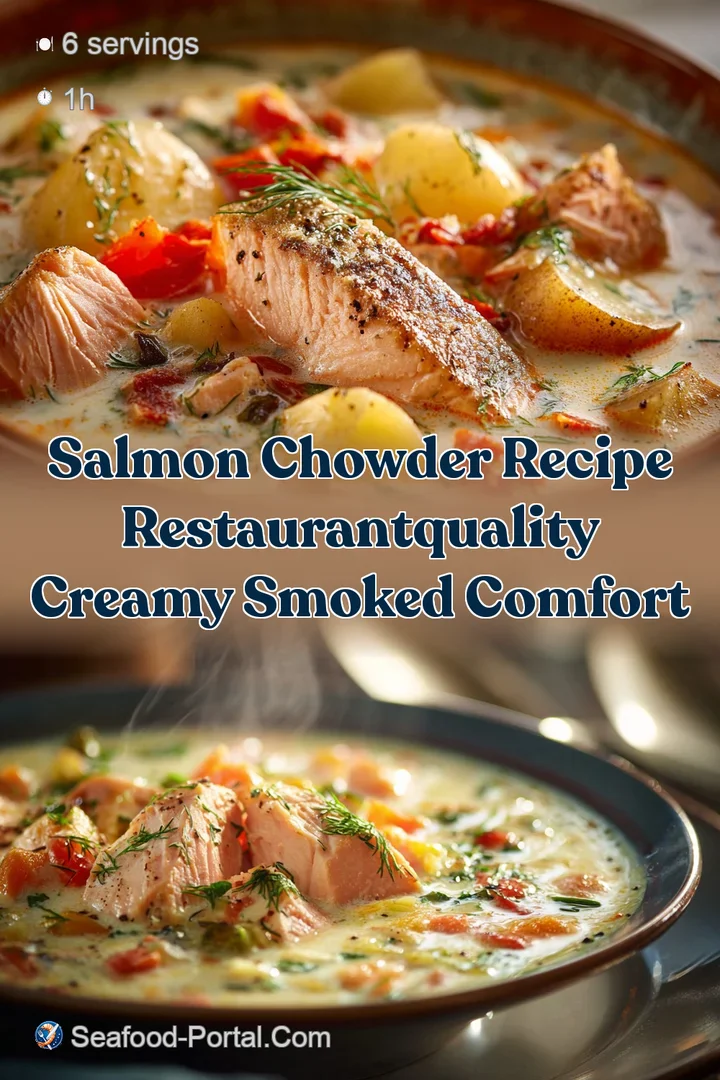 Salmon Chowder Recipe RestaurantQuality Creamy Smoked Comfort