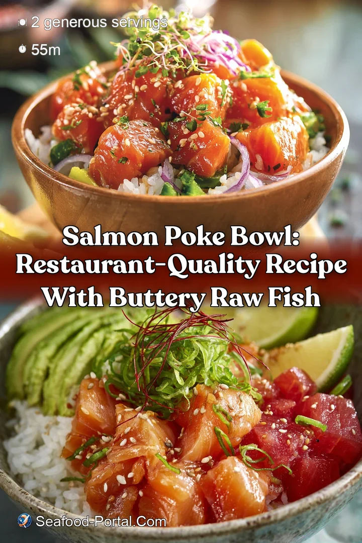 Salmon Poke Bowl: Restaurant-Quality Recipe with Buttery Raw Fish