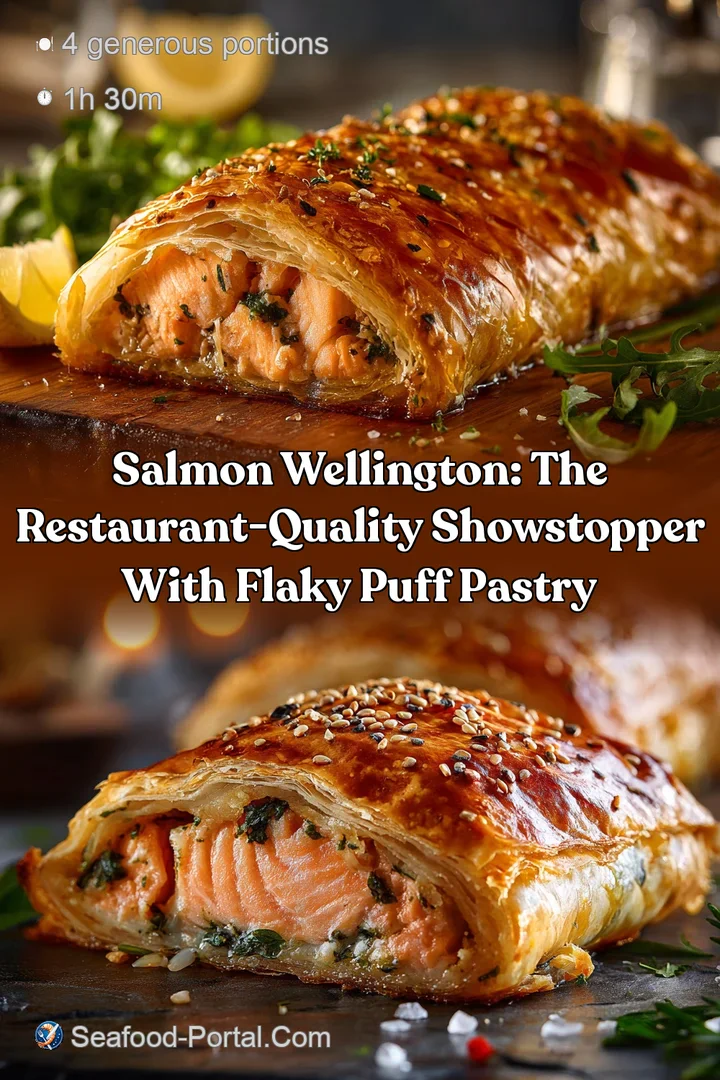 Salmon Wellington: The Restaurant-Quality Showstopper with Flaky Puff Pastry